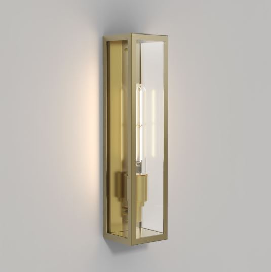 Harvard Natural Brass Wall Light