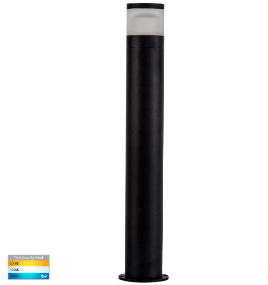 Highlite Black 464mm LED Bollard Light