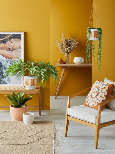 Pampas Fan Palm Mix Pail Vase