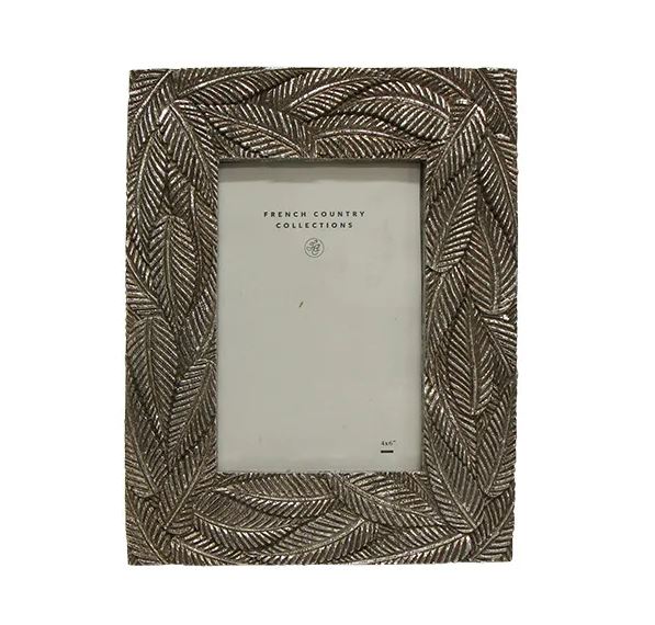 Lucia Palm Silver 4x6" Frame