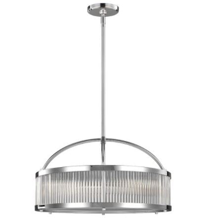 Paulson 6 Light Chrome Pendant