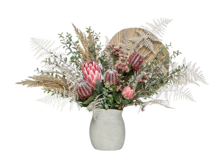 Native Palm Pink Mix Mahlia Vase