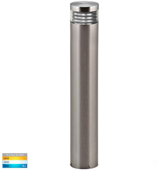 Maxi 600 316 Stainless Steel Louvred LED Bollard Light