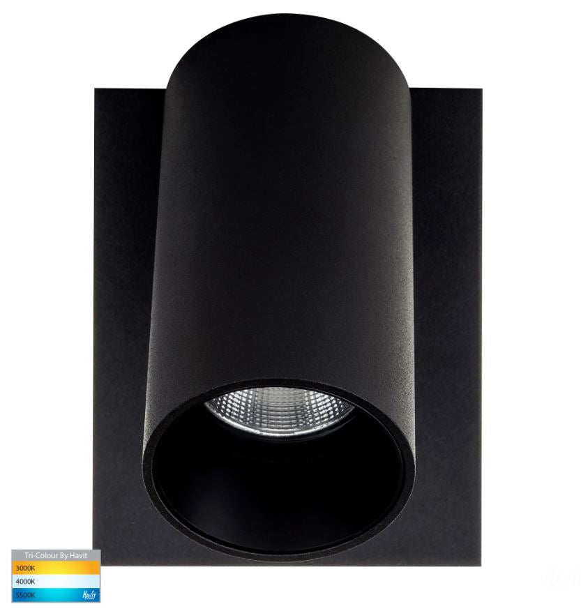 Revo Black Single Adjustable Wall Light