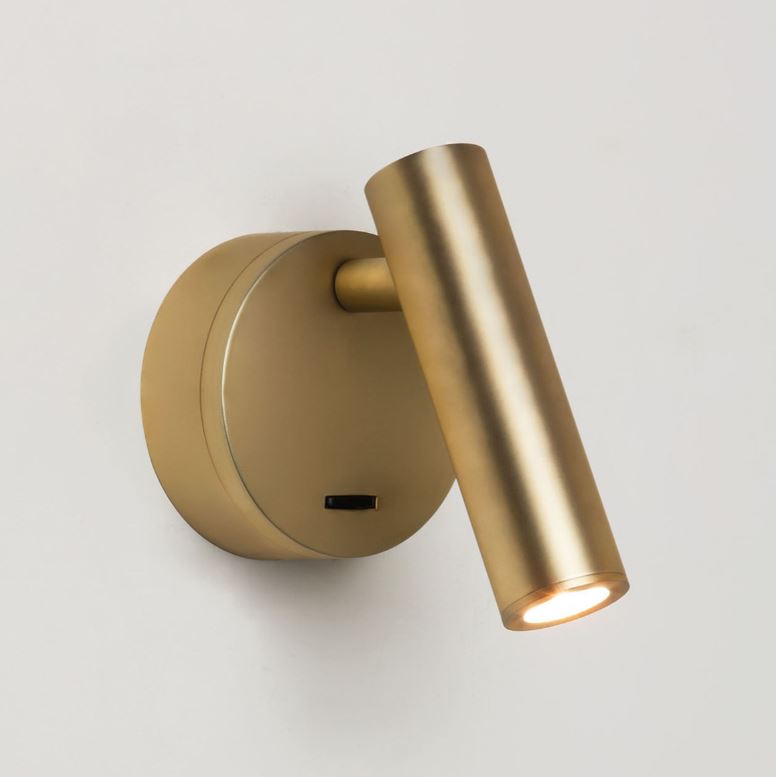 Enna Surface LED Matt Gold Wall Light