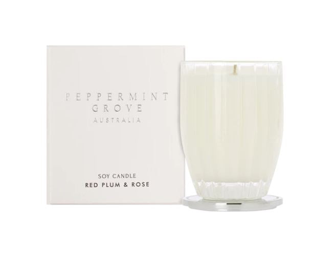 Red Plum & Rose Mini Candle