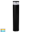 Divad 600mm Black Round LED Bollard Light