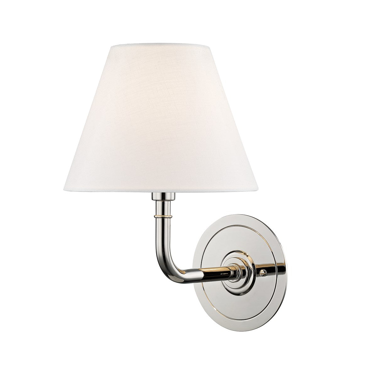 Signature No.1 Polished Nickel Wall Light