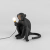 Sitting Black Monkey Lamp