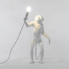 Standing White Monkey Lamp