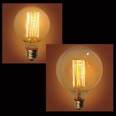 Vintage Spherical G95 25W Filament Lamp