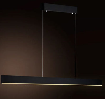 Linear Blade 2.5m LED Black Pendant