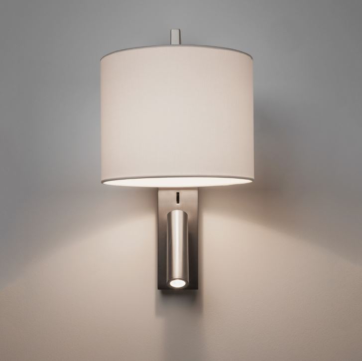 Ravello LED Reader Matt Nickel Wall Light