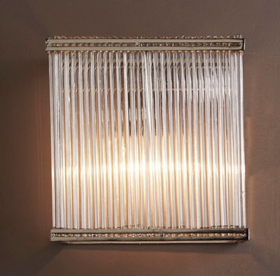 Tiffany Rectangular Glass Wall Light