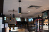 Titanium Suspended Textured Black/White Downlight