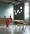 Unika Small Brass Glass Pendant