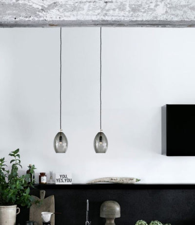 Unika Small Brass Glass Pendant