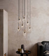 Unika Small Brass Glass Pendant