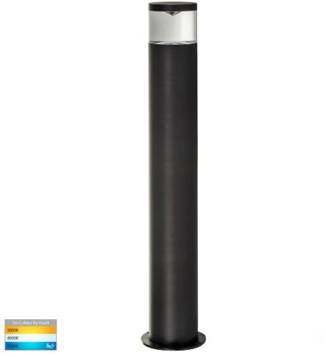 Highlite Antique Brass TRI Colour LED Bollard Light