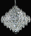 Surla Small Crystal Chrome Chandelier