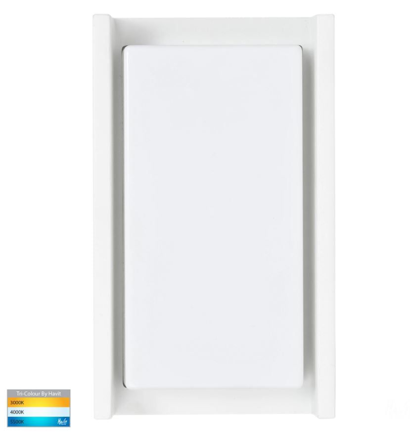 Nepean White LED Wall Light