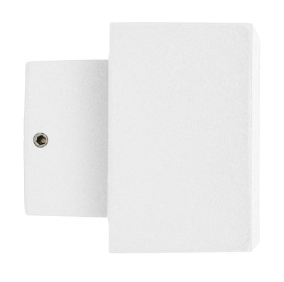 Mini Blokk White Up & Down LED Wall Light