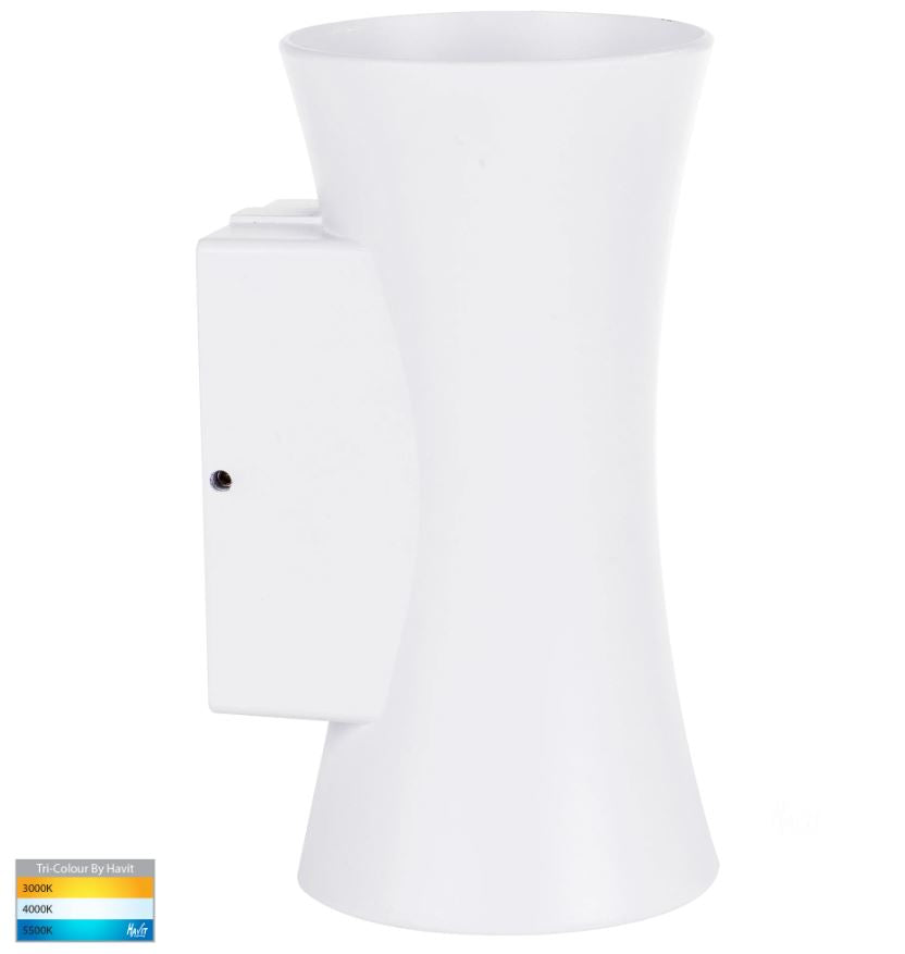 Savannah White Up & Down LED Wall Light