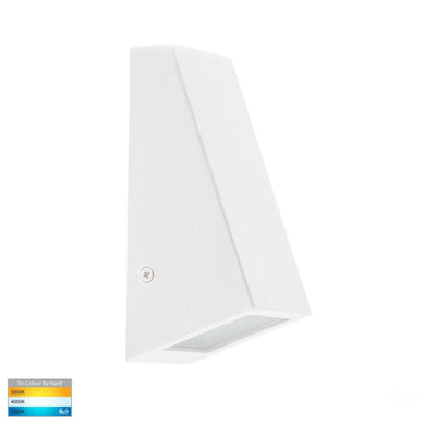 Taper White TRI Colour 9W LED Wedge Wall Light