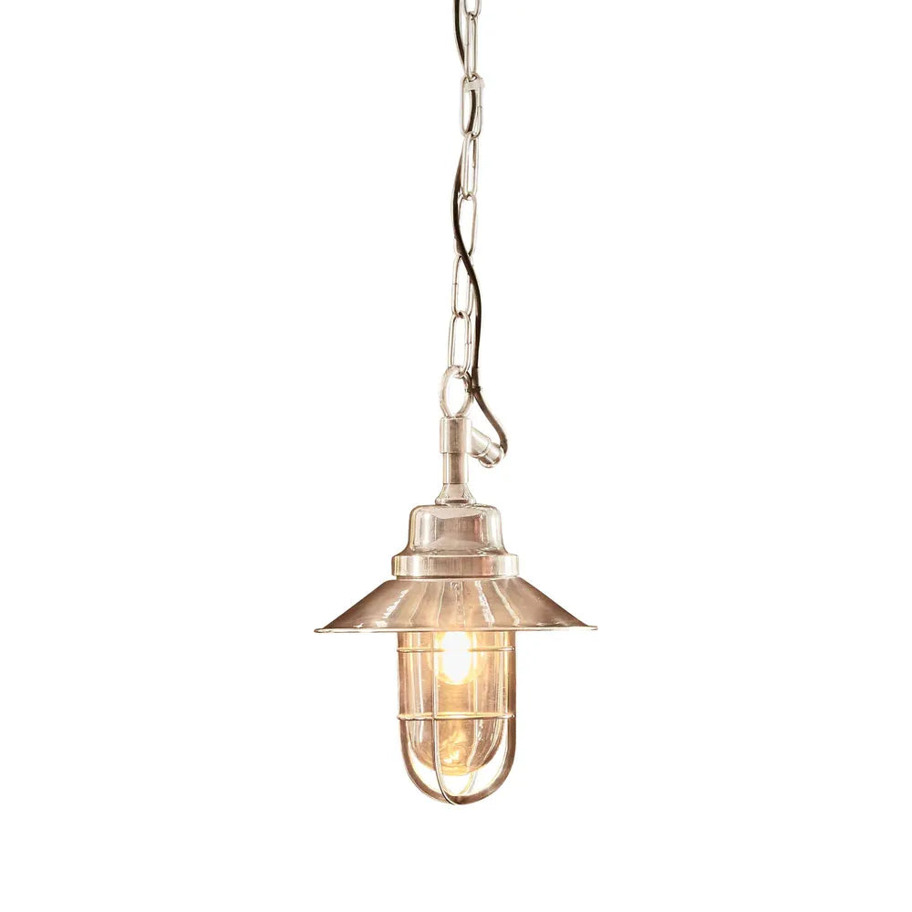 Yona Silver Outdoor Ceiling Pendant