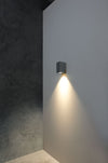 Zeron White Exterior Fixed One Wall Light